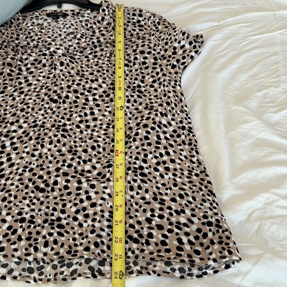 Papermoon Tan and Black Leopard Print Blouse - Picture 10 of 10